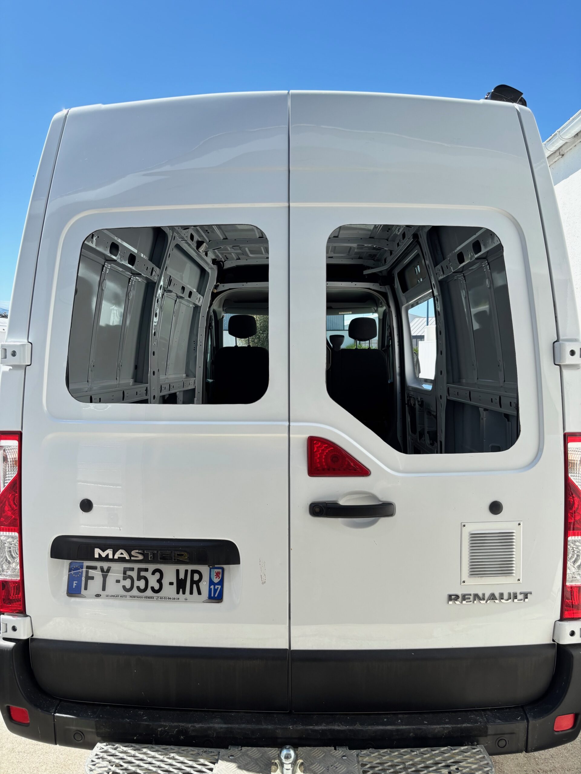 découpage vitres arrières